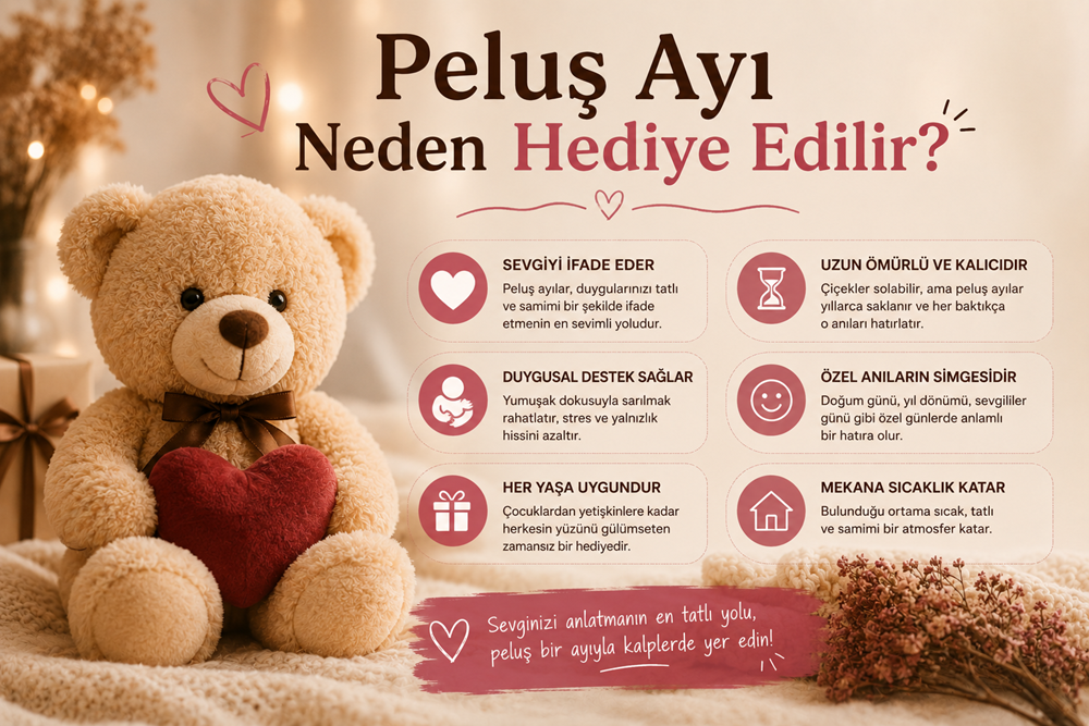 peluş ayı neden hediye edilir,sevgiliye peluş ayı,peluş ayı