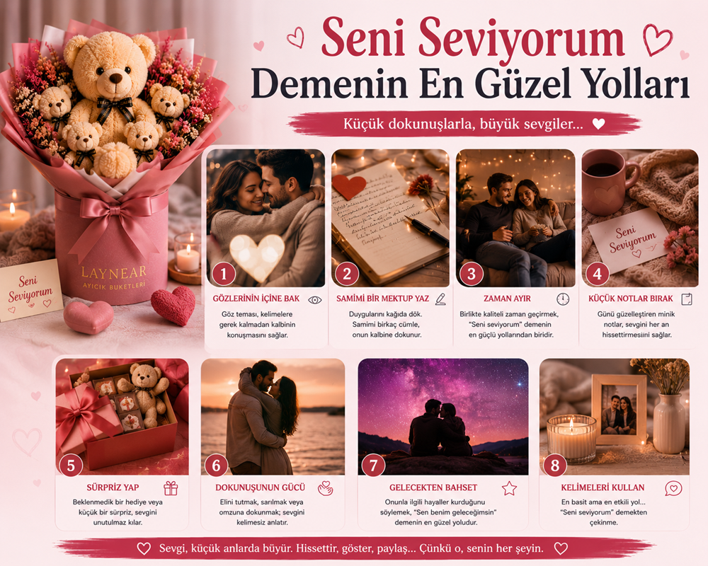seni seviyorum demenin en güzel yolları, romantik sürpriz