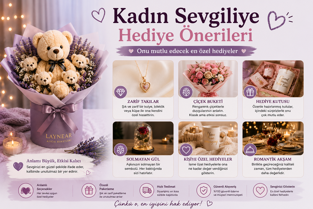 kadın sevgiliye hediye önerileri,kadın sevgiliye hediye,