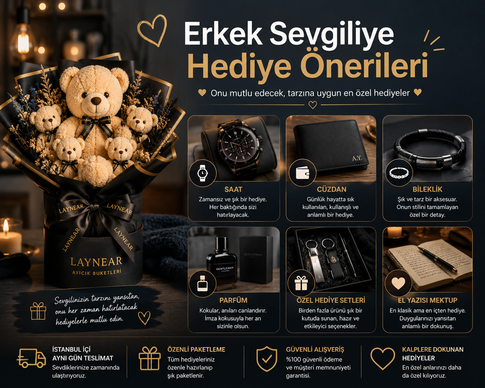 erkek sevgiliye hediye önerileri, erkek sevgiliye hediye,