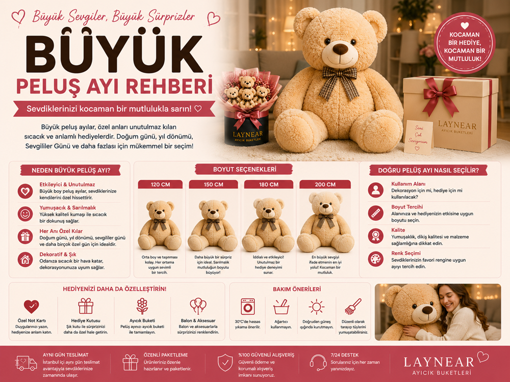 büyük peluş ayı, büyük ayıcık, dev peluş ayı,