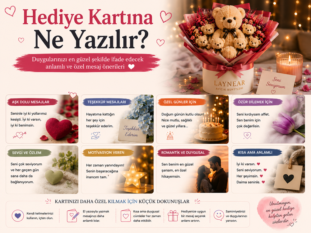 hediye kartına ne yazılır, hediye notu örnekleri,